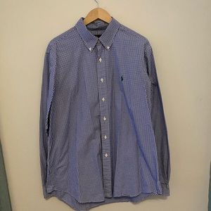 Ralph Lauren Button Up W/ button down collar (XL)